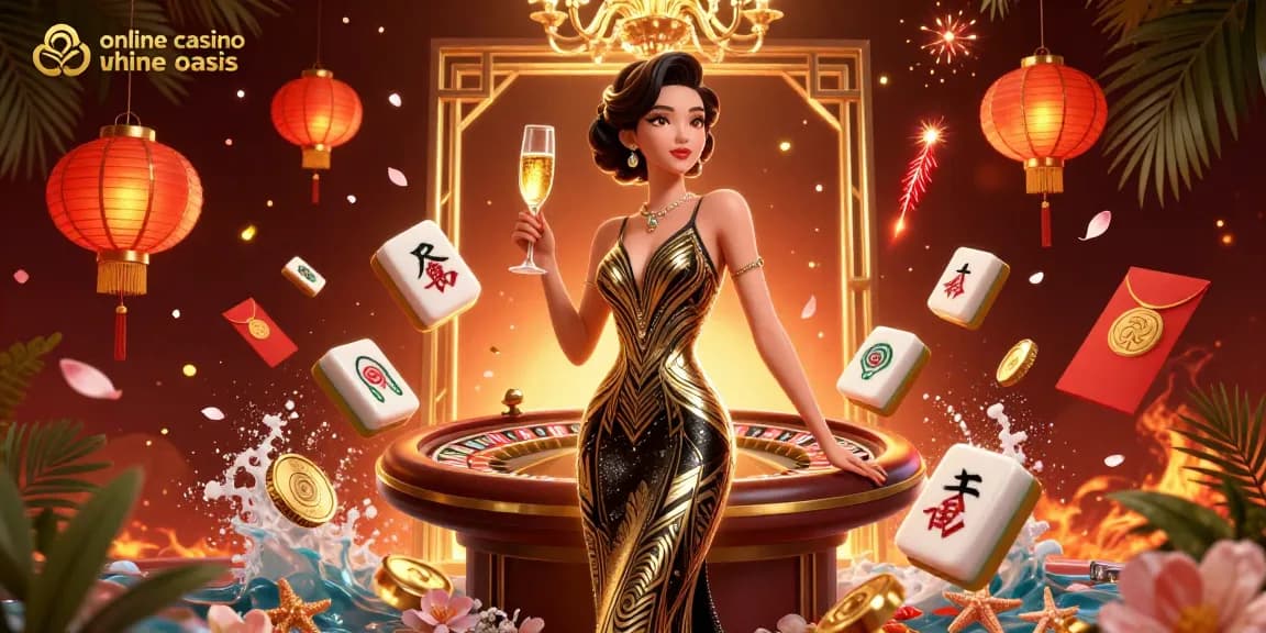 Enjoy gaming in an online casino ohne oasis, featuring elegant décor and dynamic elements.