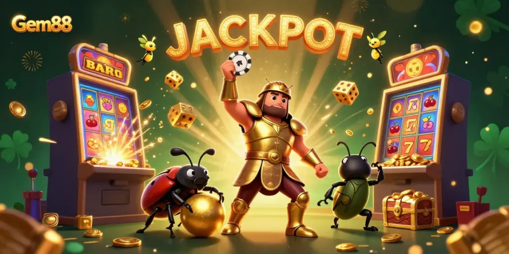 Spin and win with Gem88's vibrant slot features and jackpots bursting with color.