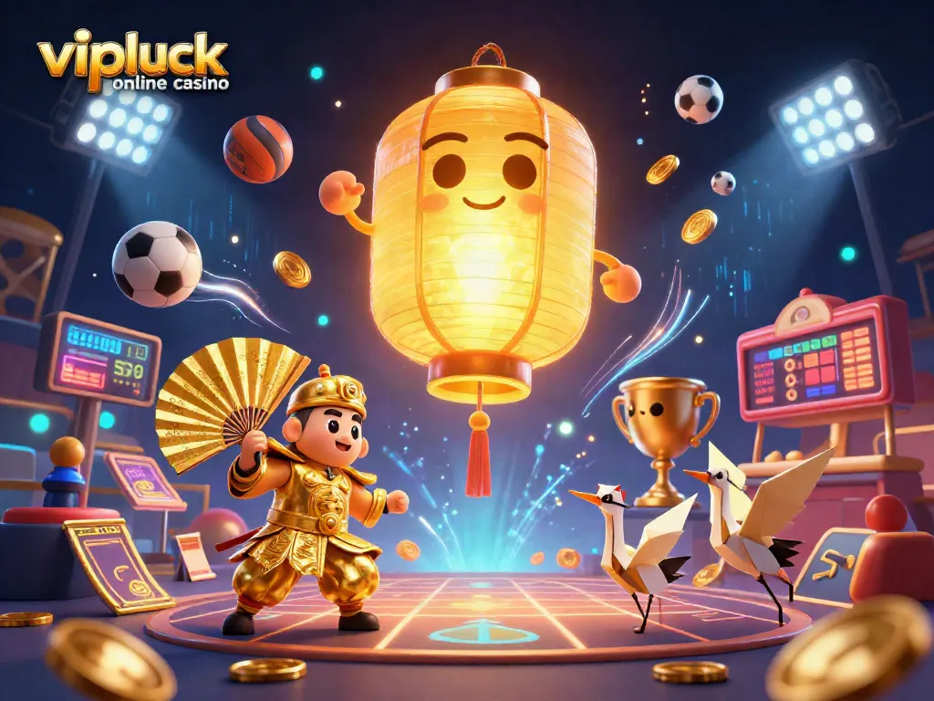 Experience thrilling gameplay at vipluck online casino with vibrant 3D characters and dynamic sports elements.