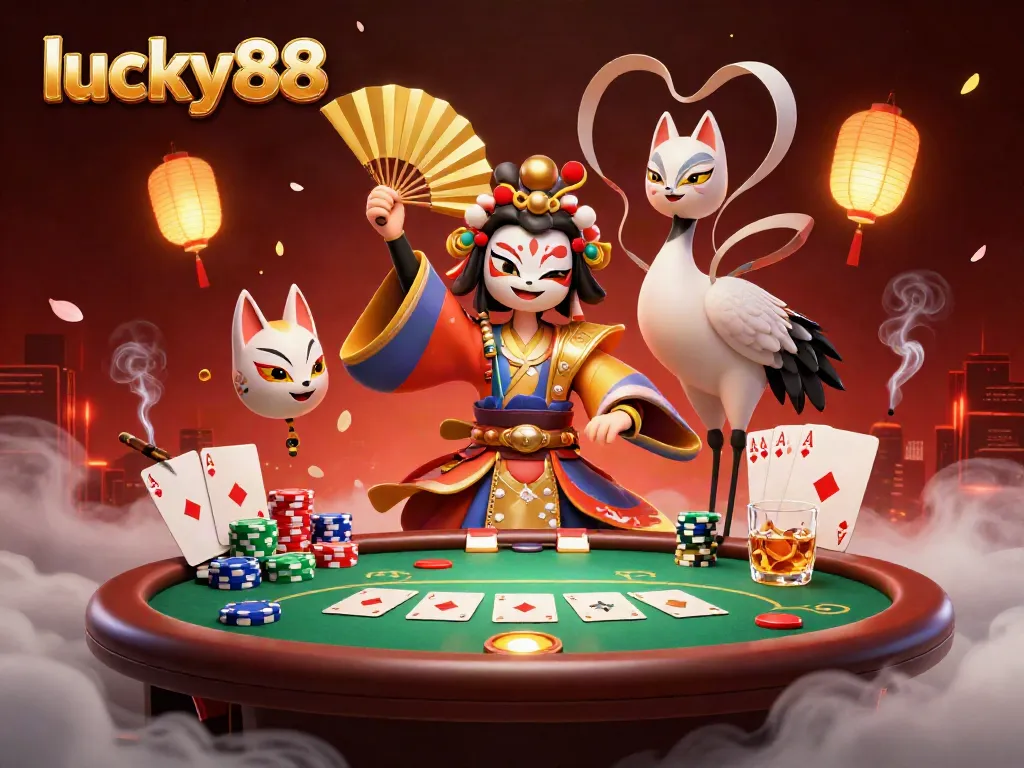Experience thrilling gameplay at lucky88 with vibrant casino elements and dynamic characters.