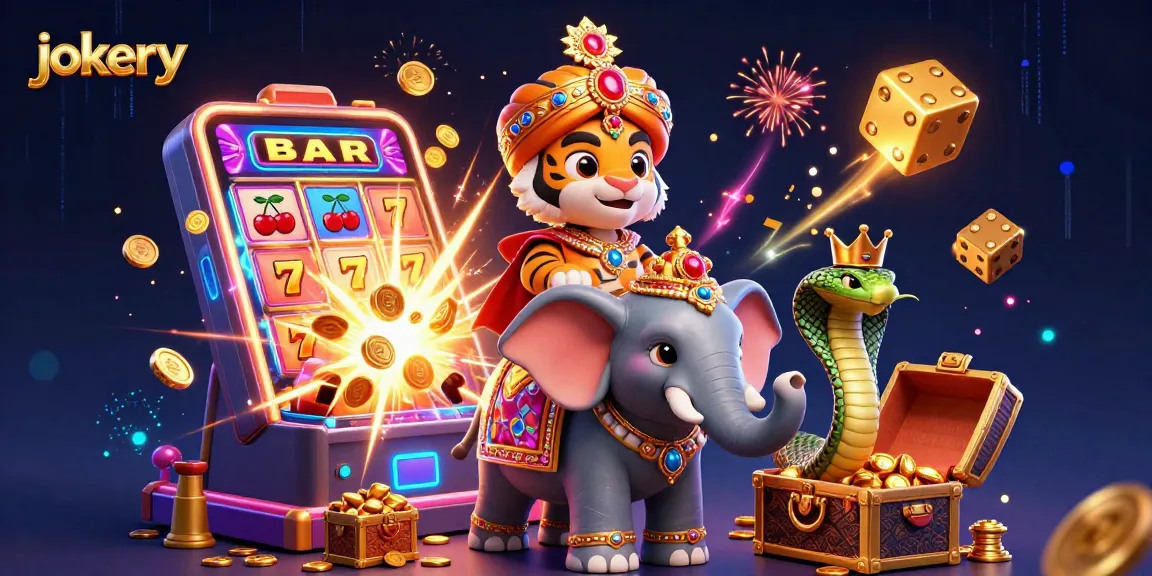 Experience the thrill of jokery at the casino, where vibrant characters and a jackpot await!