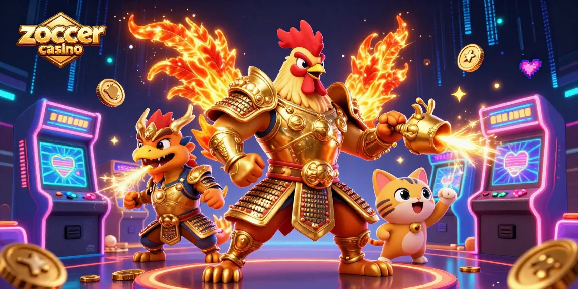 Engage in thrilling excitement at Zoccer Casino with vibrant 3D characters and dynamic game elements.